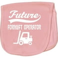 thumbnail image 2 of Inktastic Future Forklift Operator Baby Burp Cloth, 2 of 3