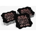 thumbnail image 4 of Inkdotpot Thank You From The New Wedding Bottle Tag Real Rose Gold Foil Favor Bracket Shape Hang Tags Pack Of 100, 4 of 7