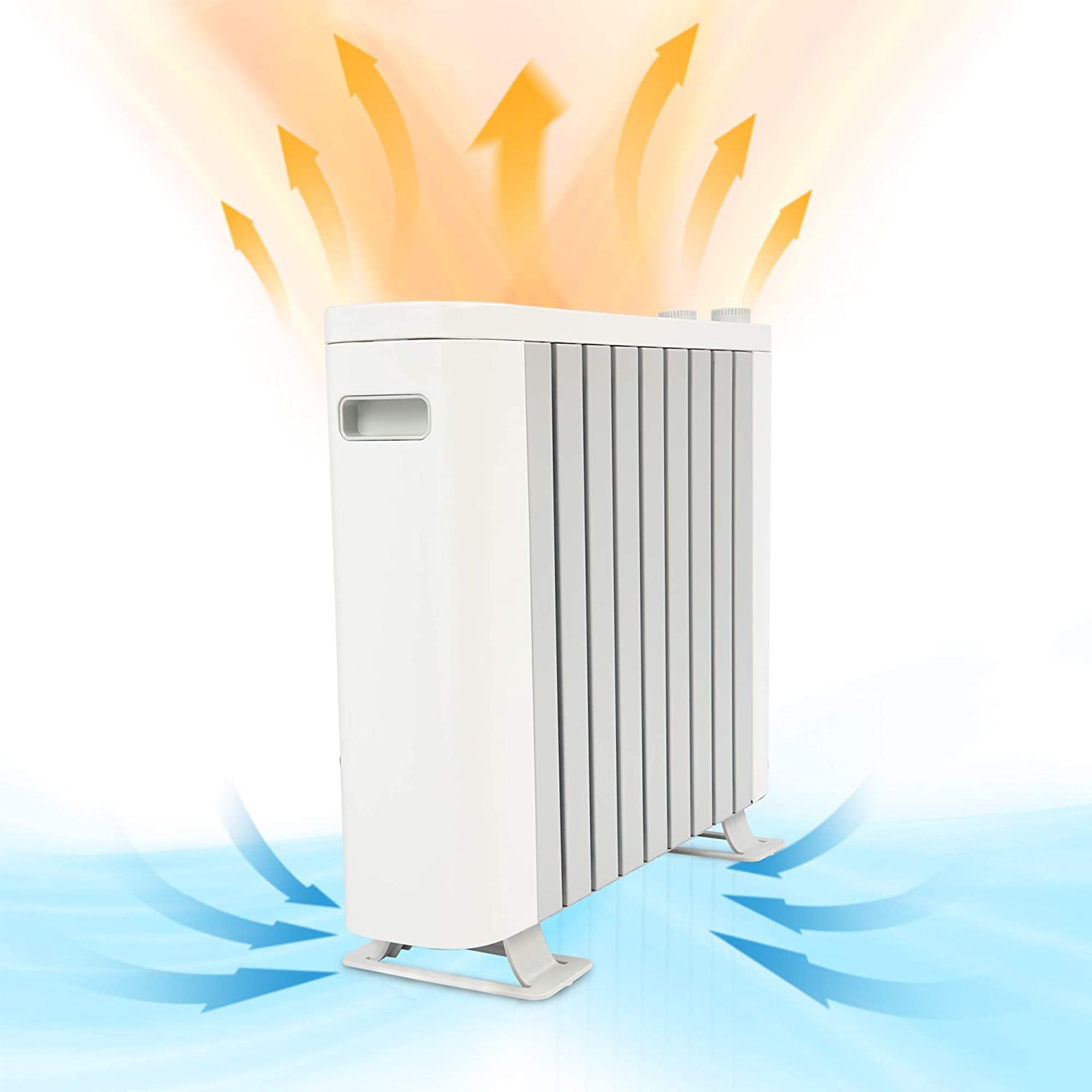 KARMAS PRODUCT Oil Filled Electric Radiator Heater 1000W Space Heaters  Adjustable Thermostat with 2 Heat Settings Overheat Protection u0026 Tip-Over  Protection for Indoor Use - Walmart.com