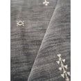 thumbnail image 5 of Rugsotic Carpets Handmade Rugs Hand Knotted Loom Rectangle 3'x5' Charcoal White Wool for Indoor Use, 5 of 6