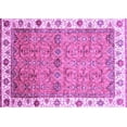 thumbnail image 1 of Ahgly Company Indoor Rectangle Oriental Purple Traditional Area Rugs, 5' x 8', 1 of 4
