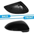 thumbnail image 4 of Unique Bargains Car Mirror Cover Cap No.5H0857537/5H0857538, Left+Right Wing Mirror Cover, Pair Exterior Door Side Rear View Mirror Cap for VW Golf MK8 2020-2025, Rearview Mirror Housing, 4 of 7