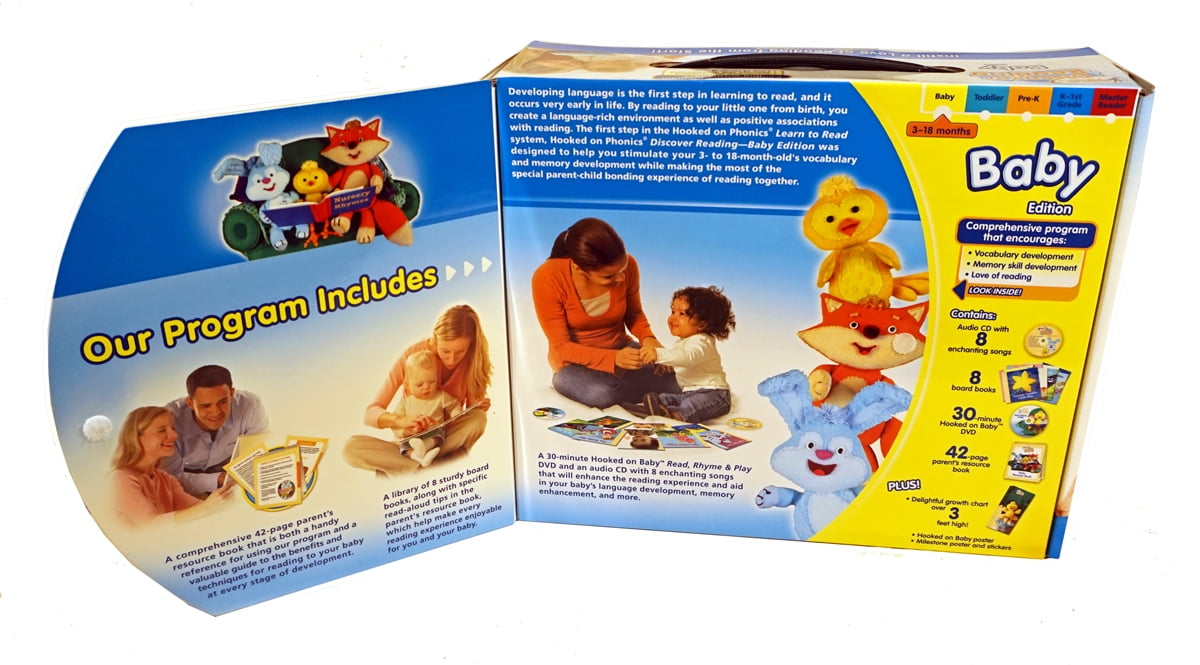 Hooked on Phonics Discover Reading Baby Edition Boxed Set