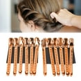 thumbnail image 4 of Hair Sectioning Clips, Hair Roller Clips Tighter Clamping Force Reliable Durable  For Home For Salon For Barbershop Rose Gold, 4 of 8