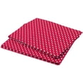 thumbnail image 6 of Bacati - MixNMatch Pin Dots Crib/Toddler Bed Sheets 100% Cotton Percale, Red, 2-Pack, 6 of 6