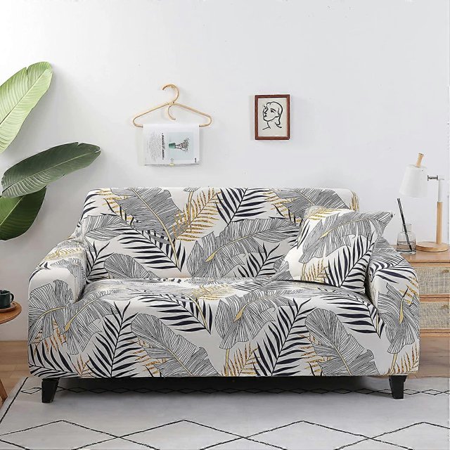 ZHAOCHENG Funda de sofá estampada, funda elástica para sofá de dos plazas, fundas estampadas para sofá de dos plazas (BJLY, 2 plazas/sofá de dos plazas)