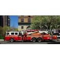 thumbnail image 2 of Fire Truck New York Wall Mural by Wallmonkeys Peel and Stick Graphic (24 in W x 12 in H) WM341146, 2 of 4