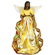 Tiffany (Gold): African American Christmas Tree Topper