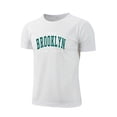 thumbnail image 3 of T-shirt à Manches Courtes Ajusté en Maille Respirante à Col Rond pour Superposition et Tenue Décontractée de Tous les Jours pour Hommes, 3 of 4