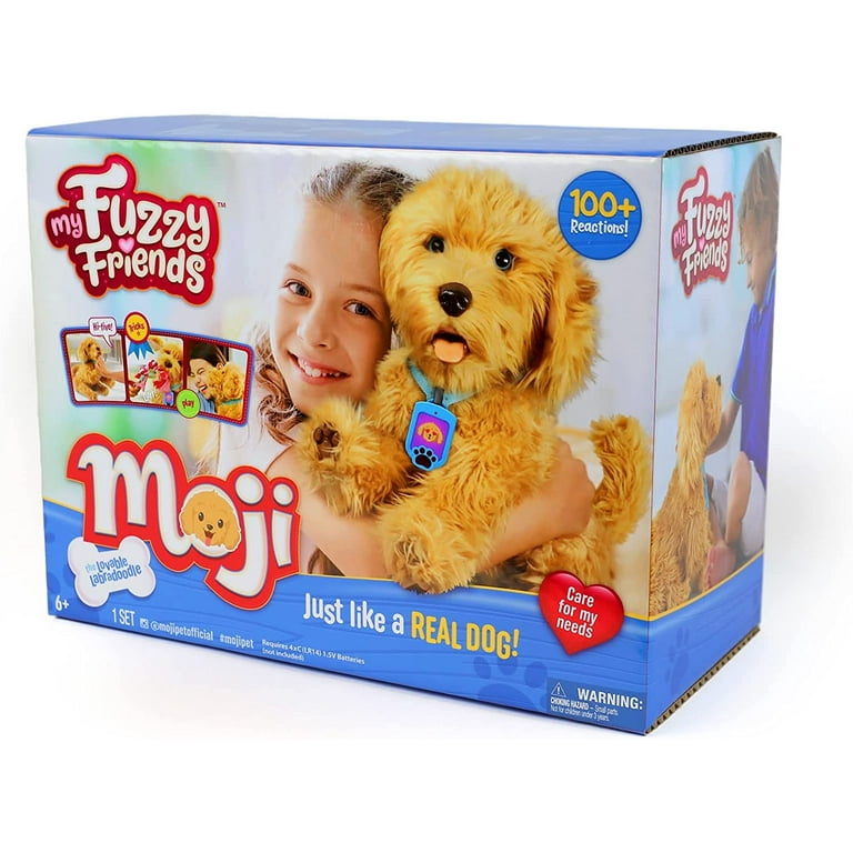 ONLINE Moji Interactive Labradoodle Puppy, Reacts to Touch and