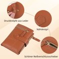 thumbnail image 2 of Goriertaly Women Purse Small Wallet Exquisite Craftsmanship Practical GiftConvenient And Practical Brown, 2 of 6