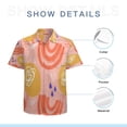 thumbnail image 7 of High Quality Hawaiian Shirts for Men Short Sleeve Aloha Beach Shirt Floral Summer Casual Button Down Shirts Blouses TM99G5, 7 of 7