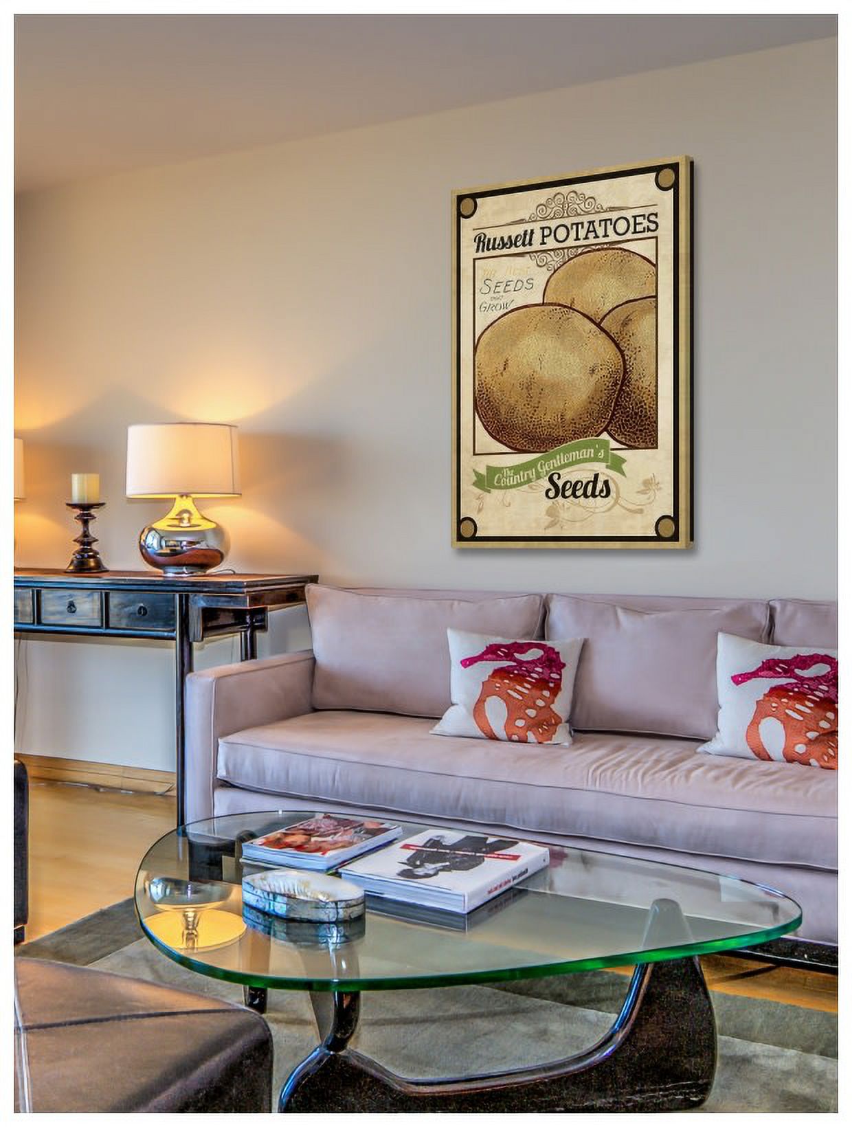 Marmont Hill "Seed Packet Potatoes" Painting Print on Canvas