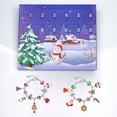 thumbnail image 3 of Bsvklp Juego Pulseras Con Calendario Adviento Navideño 24 Rejillas Regalo para Mujeres Niñas Y (D), 3 of 6