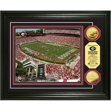 NCAA Highland Mint, 24KT Gold Coin Photomint, University of Georgia Sanford Stadium