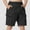 Black, variant on Fesfesfes Boys' Solid Color Casual Shorts with Pockets Elastic Waist Summer Work Pants Mid-Length Comfortable Outdoor Wear(Brown,5 Years)