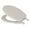 Beige, variant on Dream Bath Beveled Edge Heavy Duty Round Toilet Seat with non-slip seat and quick-attach easy install hardware, MDF Red