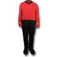 thumbnail image 3 of Star Trek Scotty Red Engineering Uniform Onesie Pajama (X-Large), 3 of 4