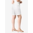 thumbnail image 3 of Roaman's Women's Plus Size 24/7 Stretch Cuffed Short, 3 of 4