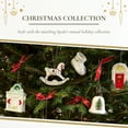 thumbnail image 5 of Spode First Horse Ornament 2025, Hand-Painted Dolomite Holiday Decoration with Printed Year, Unique Christmas Tree Ornament Celebrating New Home, Holiday Keepsake & Tree Decoration, 5 of 7