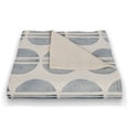 thumbnail image 3 of Creative Products Watercolor Circle Pattern 50 x 60 Coral Fleece Blanket, 3 of 3