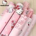 thumbnail image 2 of Hello Kitty Wallpaper Pink Waterproof PVC Living Room Bedroom Decorative Wall Adhesive Paper Sticker School Table Cabinet  Decor, 2 of 25