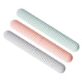 thumbnail image 3 of KAKOWELY 3pcs Portable Plastic Toothbrush Case Toothbrush Box Toothpaste Storage Holder Random Color,8.62"X1.22"X1.22", 3 of 5
