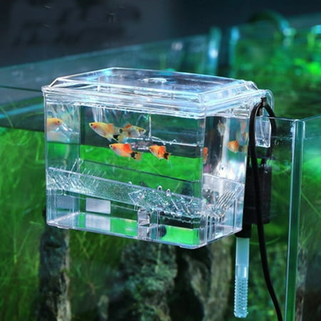Double Breeder - Aquarium Tank External Hang-on Breeder Fish Breeding for Hatchery