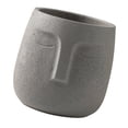 thumbnail image 2 of MesaSe 1Pc Abstract Ceramics Flowerpot Face Shaped Planter with Hole Home Ornament, 2 of 6