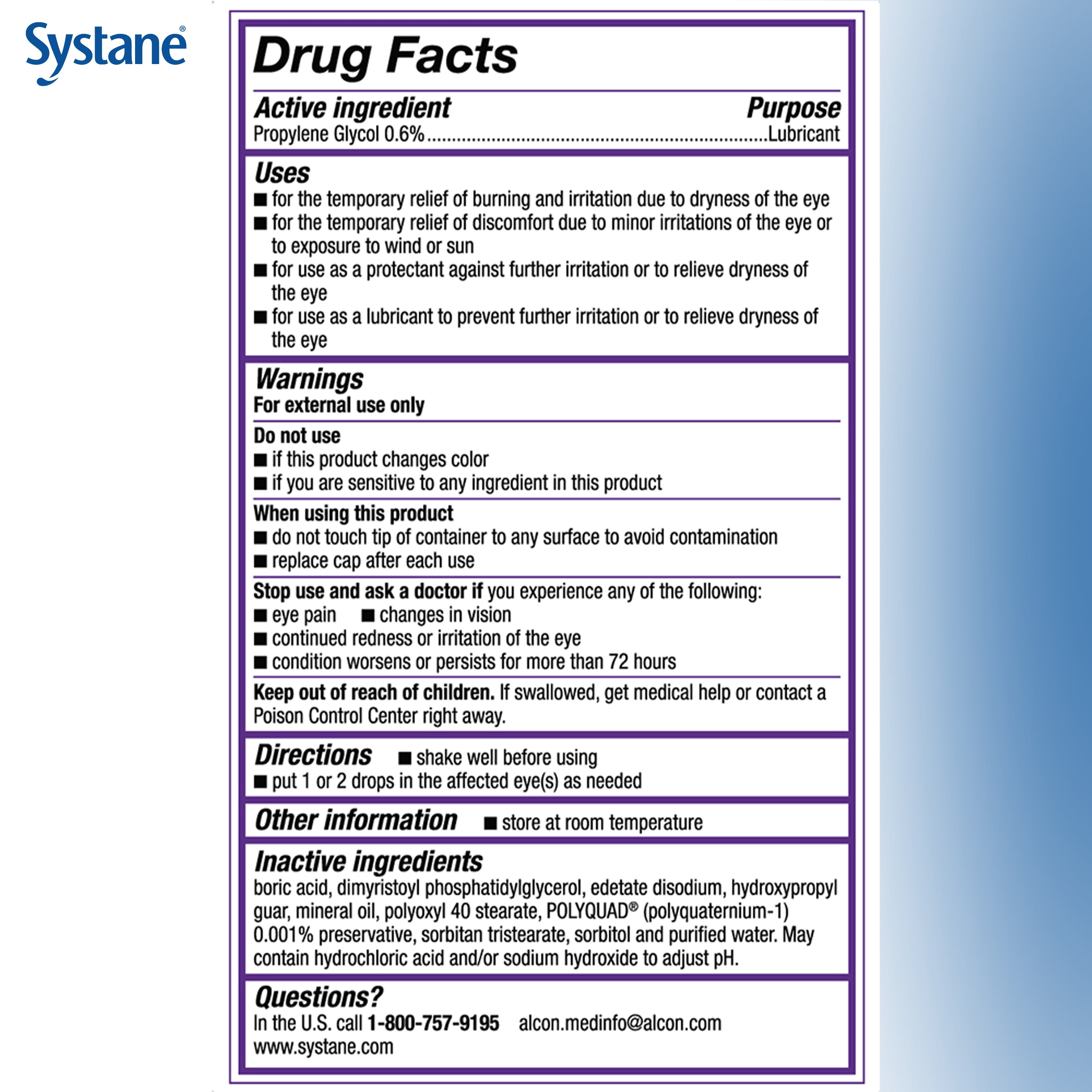 SYSTANE COMPLETE Twin Pack, Lubricant Eye Drops for Dry Eye Symptom Relief, 2 Total 10mL