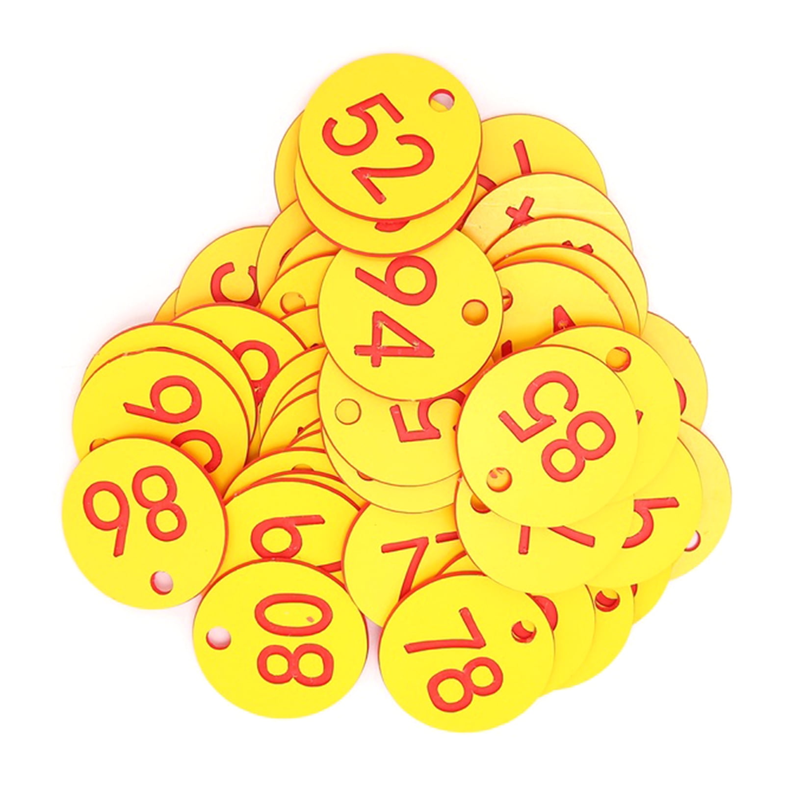 Multipurpose Numbered Tags 1-100 Round Label Tags for Livestock Farming ...