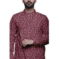 thumbnail image 3 of Atasi Cotton Long Kurta Pajama Set For Men Designer Casual Kurta Pajama Clothing, 3 of 3