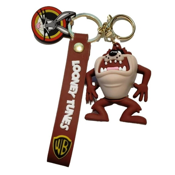 Tasmanian Devil Taz 3D Silicone Charm Keychain Keyring
