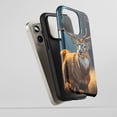 thumbnail image 5 of Deer For All iPhone Series Protective Phone Case Wildlife Art Dark Blue, 5 of 7