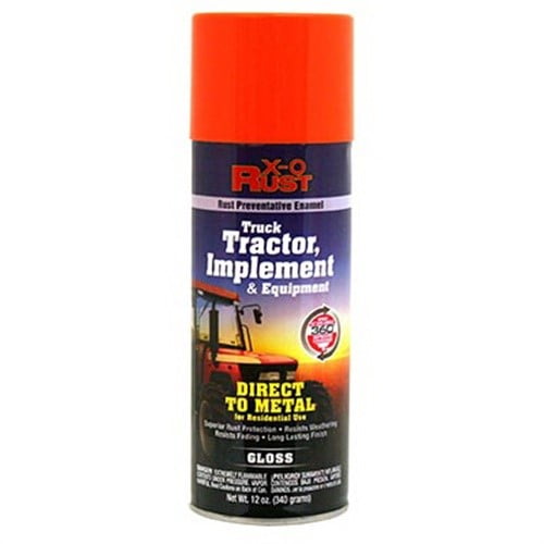 X-O Rust TTA7-AER Tint Tractor, Implement & Equipment, Allis Chalmers Orange, 12 oz. - Quantity 1