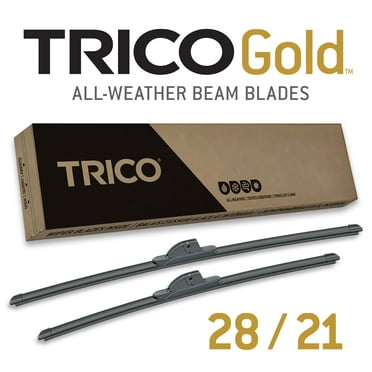 TRICO Gold 2 Pack All Weather Automotive Replacement Wiper Blades 28 and 21 Inch (18-2821)