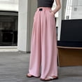 thumbnail image 6 of Otqutp Girls Casual Linen Pants High Waist Wide Leg Flowy Trousers Cute Pull On Jogger Sweatpants Trendy Beach Trousers Y2k Outfit, 6 of 8