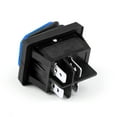 thumbnail image 4 of Waterproof Rocker Switch Car/Truck/Boat Blue LED 4-Pin ON/OFF Rectangular 12V DC, 4 of 12