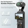 thumbnail image 7 of DJI Osmo Pocket 3 Screen Protector, Pocket 3 Lens Protector for DJI Osmo Accessories with Tempered Glass LCD Display Film, Ultra HD, 9H Hardness, Scratch Resistant, 7 of 7