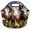 Multicolour 1, variant on Herdesigns Funny Neoprene Lunch Bag, Cow Insulated Lunch Box for Women Men Washable Lunch Tote Soft Lunch Container With Zipper for Work Picnic Travel