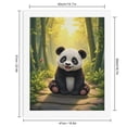 thumbnail image 2 of Paint By Numbers Kit for Adults Beginner - DIY Cute Panda Cartoon Forest Canvas Painting Kits for Adults, Frameless Paint By Number for Adults for Home Wall Decor 16x20 Inch, 2 of 7