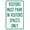 Warning Sign 2, variant on Visitors Parking Only Valid Permit Required Sign 8"x12" - Security Metal Decor for Office, Business Yard Street Road Home Caution