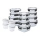 thumbnail image 1 of Set de recipientes para comida COOK WITH COLOR Premium, 32 unidades Vidrio borosilicato, 1 of 1