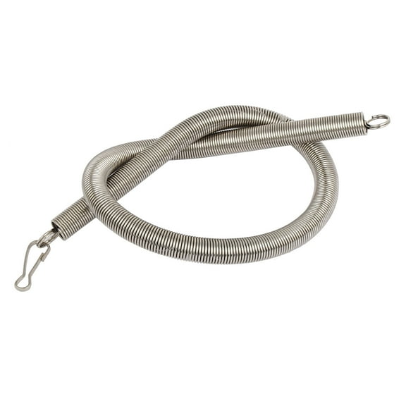 13" Length Metal Wire Extension Tension Spring Silver Tone