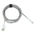 thumbnail image 2 of onn. 6' Braided Micro-USB to USB Cable, White, 2 of 7