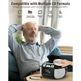 thumbnail image 5 of Jazmm Portable Boombox CD Player, CD Cassette Player Combo, AM/FM Radio, Tape Recording, LCD Display, 5 of 11