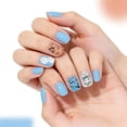 thumbnail image 4 of Uxgjfwu 24 Piece Easter Bunny Press On Nails, Almond Shape with Cute Bunny and Floral Designs, Fake Nails with Adhesive Tabs for Spring Manicure, 4 of 9