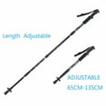 Pair 2 Trekking Walking Hiking Sticks Poles Adjustable Alpenstock anti