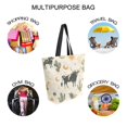 thumbnail image 7 of FORMRS Womens Canvas Tote Bag with Zipper Inner Pocket Shoulder Handbag, Cowboy Pattern, 7 of 7