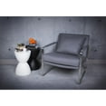 thumbnail image 4 of 17" White Backless Bar Chair, 4 of 7